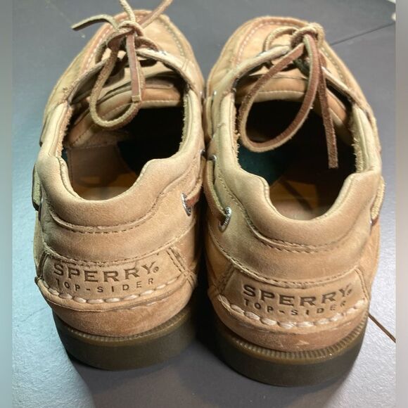 Men’s Sperry Top-siders in Kahaki/Tan, model 0764043, size 8M - Picture 3 of 6